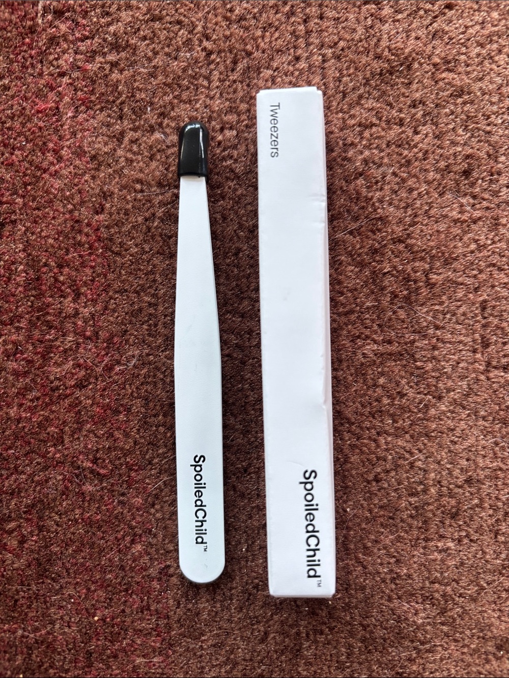 New - SpoiledChild White Tweezers